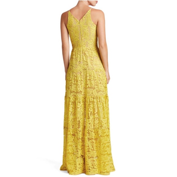 NEW Dress the Population Melina Dress - Canary Yellow - Picture 3 of 11